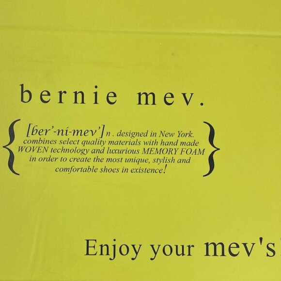 New Bernie Mev Frosty Black Suede Knit Boot 6.5 / 37 - Picture 9 of 10